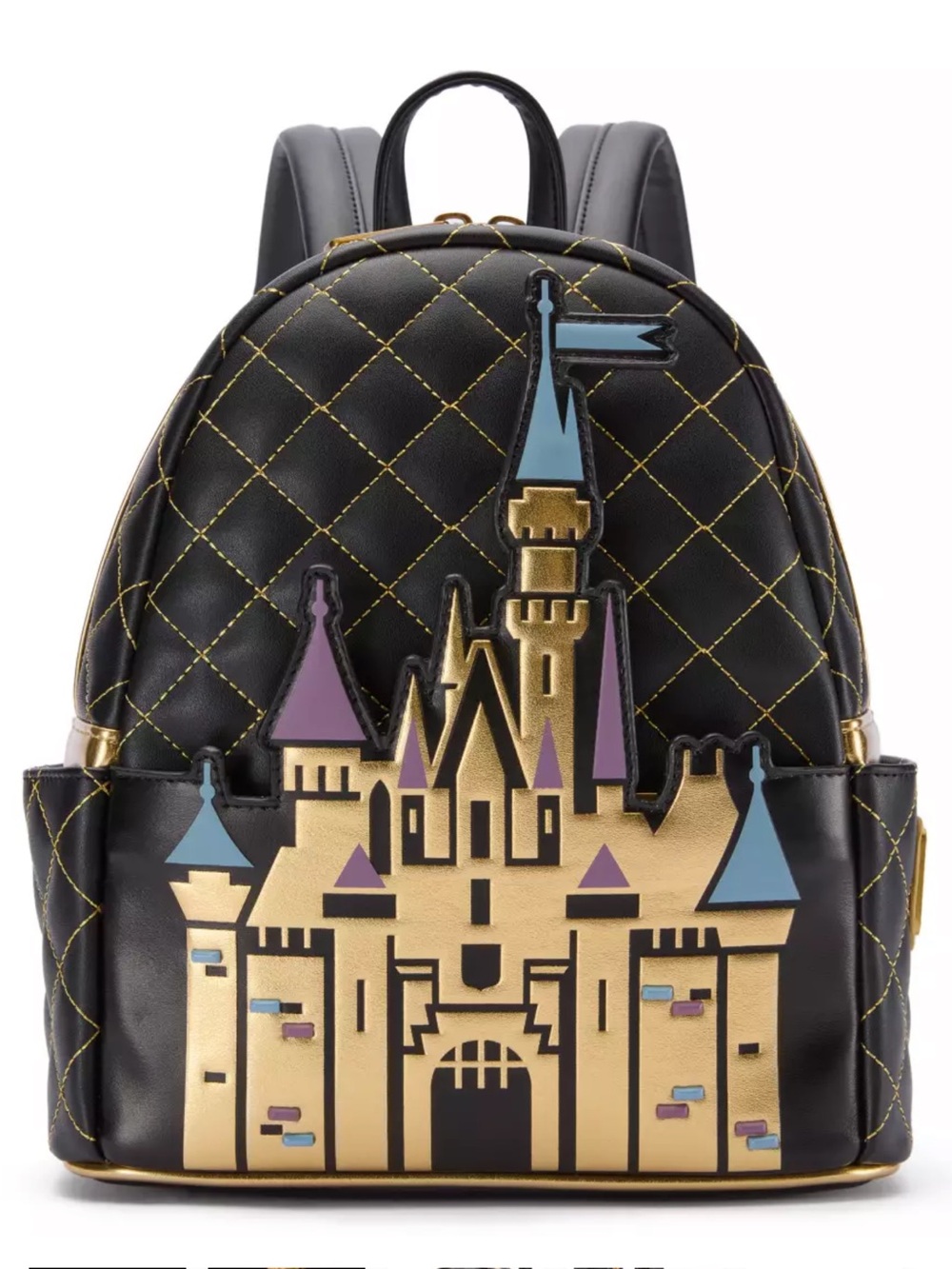 Sleeping Beauty Castle Loungefly Mini Backpack – Disneyland 70th Anniversary